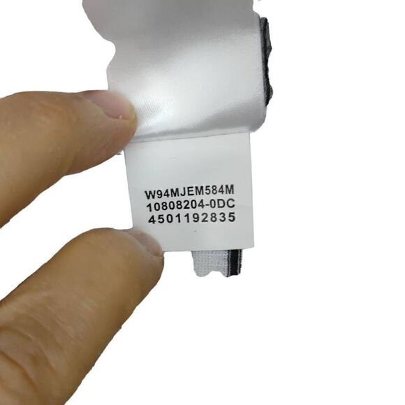 Nine West Women's Striped Bateau Neckline Tie knot Hem Shirt White Medium - Picture 13 of 13